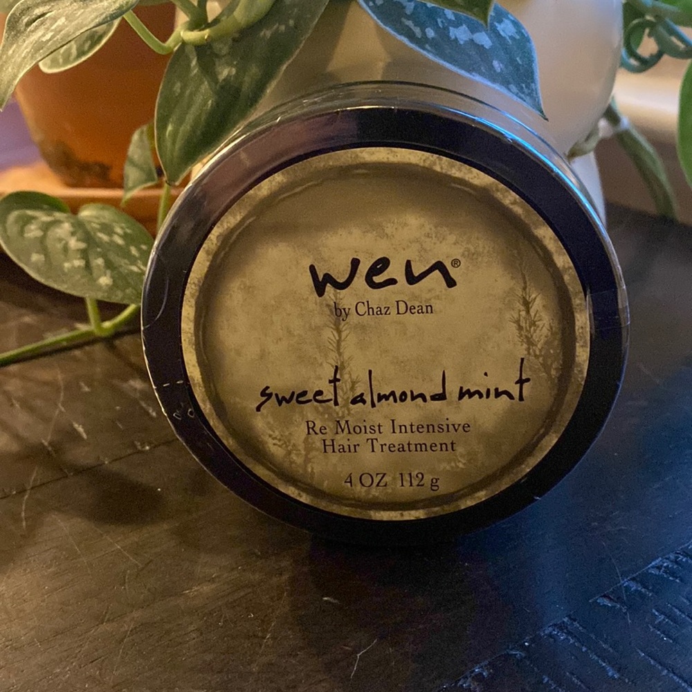 NEW Wen Sweet Almond Mint Re Moist Intensive Hair Treatment 4 OZ - 112 G